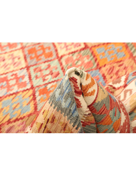 Kilim 205x297 Cm Kilim, Afghanistan, Hand-carded Wool warp: