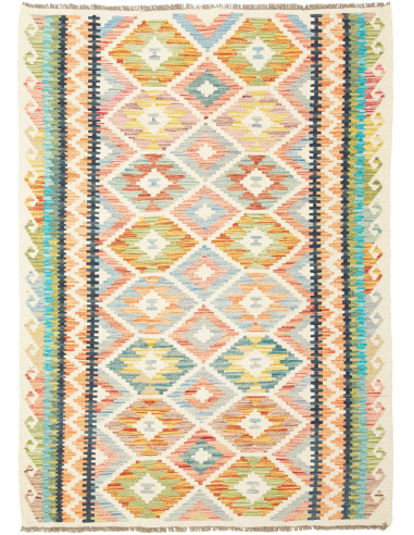 Kilim 125x174 Cm Kilim, Afghanistan, Hand-carded Wool,