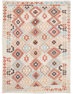 Kilim 185x252 Cm Kilim, Afghanistan, Hand-carded Wool warp:
