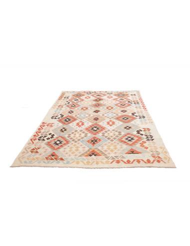 Kilim 185x252 Cm Kilim, Afghanistan, Hand-carded Wool warp: