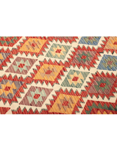 Kilim 210x294 Cm Kilim Afghanistan Hand-carded Wool warp: