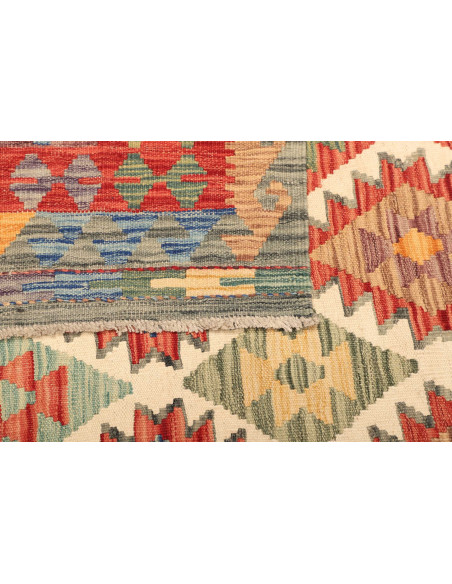 Kilim 210x294 Cm Kilim Afghanistan Hand-carded Wool warp: