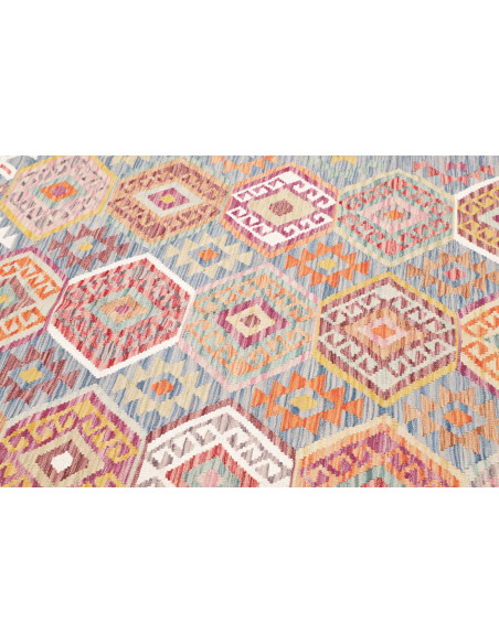 Kilim 198x192 Cm Afghan Kilim Wool