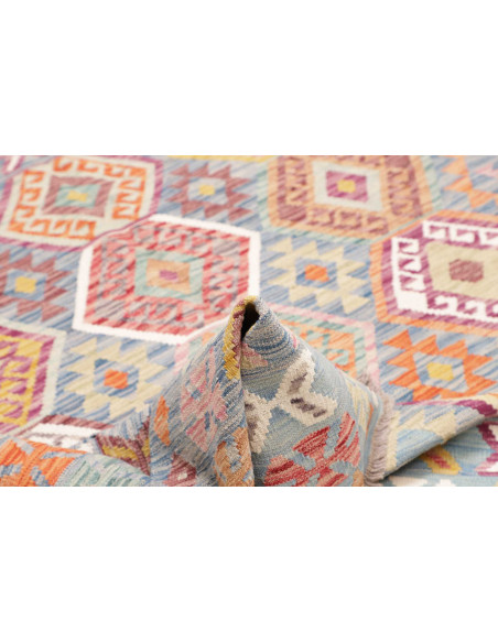 Kilim 198x192 Cm Afghan Kilim Wool