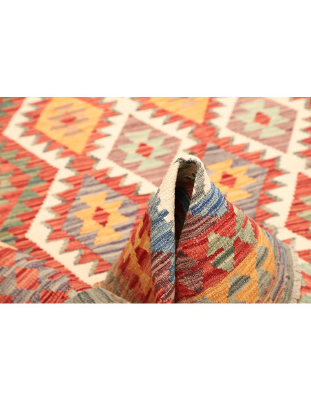 Kilim 210x294 Cm Kilim Afghanistan Hand-carded Wool warp: