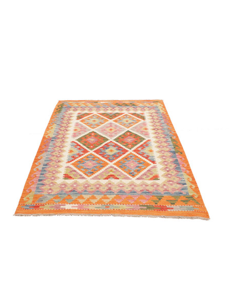 Kilim 127x175 Cm Kilim, Afghanistan, Hand-carded Wool warp: