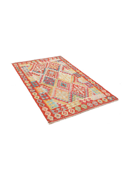Kilim 99x155 Cm Kilim, Afghanistan, Hand-carded Wool warp: