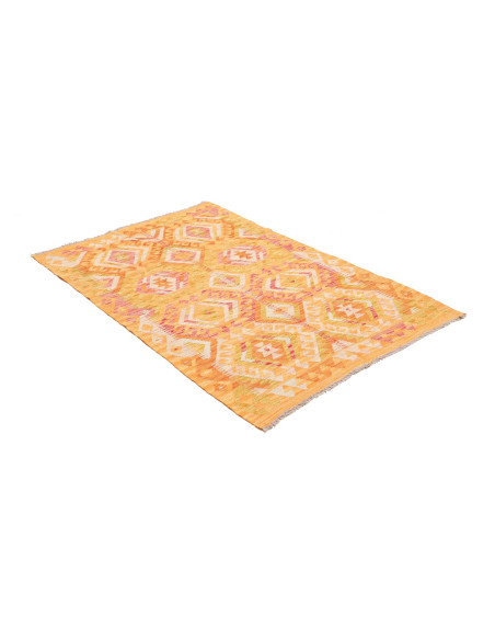 Kilim 96x142 Cm Kilim, Afghanistan, Hand-carded Wool warp: