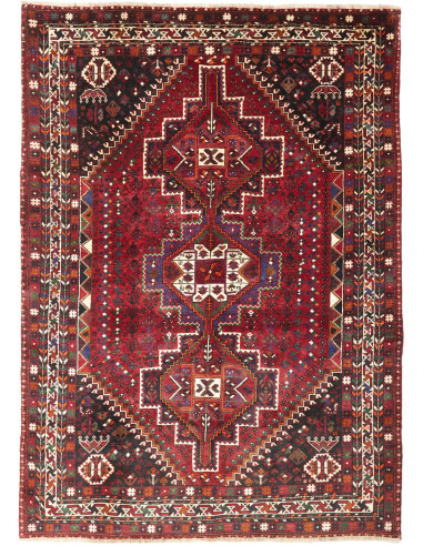 Shiraz 186x260 Cm Shiraz, Persia, Lana Cardata A Mano