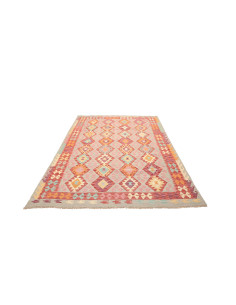 Kilim 177x246 Cm Afghan Kilim, Hand-carded Wool, 0.3 Cm 2