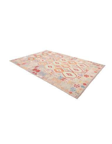 Rug Killim 207x297 Greige Coral