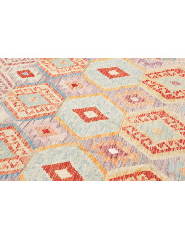 Rug Killim 207x297 Greige Coral