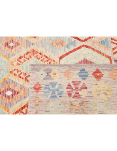 Rug Killim 207x297 Greige Coral