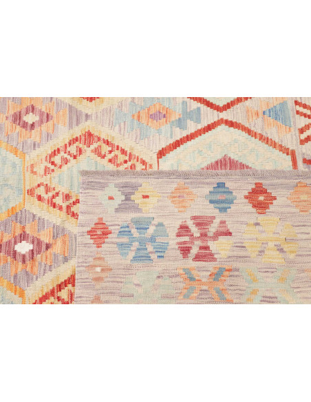 Rug Killim 207x297 Greige Coral
