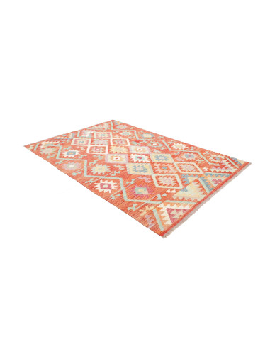 Rug Kilim Afghanistan 168x254 Terracotta Burnt