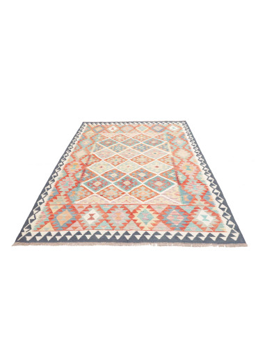 Rug Kilim Afghanistan 163x237 Turquoise Blue Te