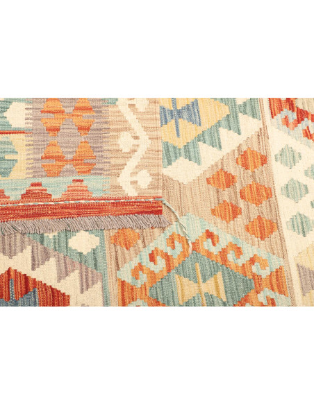 Kilim 174x244 Cm Kilim Afghanistan Hand-carded Wool Cotton