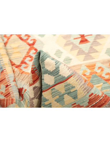 Kilim 174x244 Cm Kilim Afghanistan Hand-carded Wool Cotton