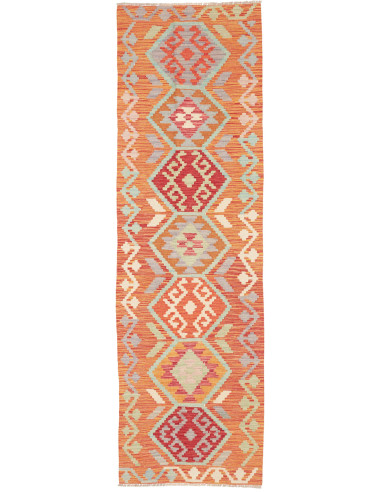 Rug Kilim Afghanistan 73x238 Terracotta Orange