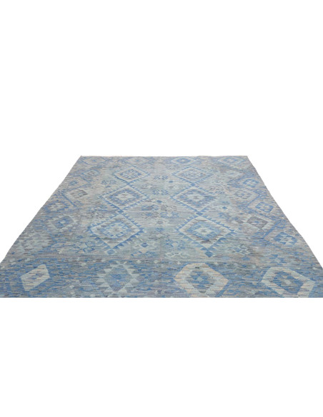 Rug Kilim Afghanistan 204x281 Blue Light Grey C