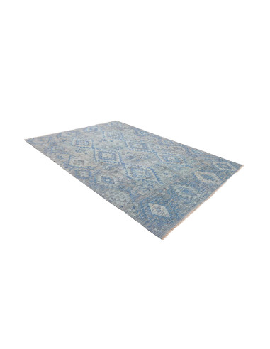 Rug Kilim Afghanistan 204x281 Blue Light Grey C