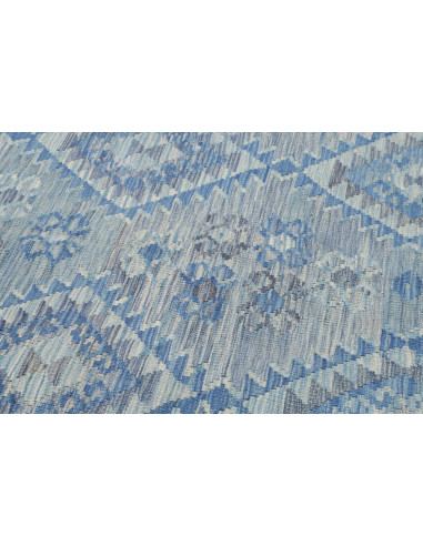 Rug Kilim Afghanistan 204x281 Blue Light Grey C