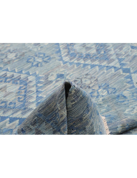 Rug Kilim Afghanistan 204x281 Blue Light Grey C