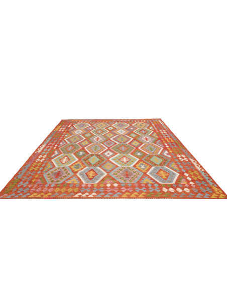 Rug Kilim Afghanistan 253x294 Reddish Orange Li