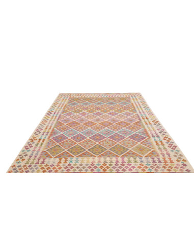 Rug Kilim Afghanistan 201x296 Cream Offwhite Tu
