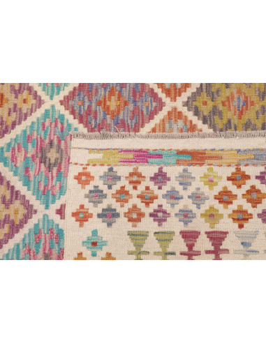 Rug Kilim Afghanistan 201x296 Cream Offwhite Tu