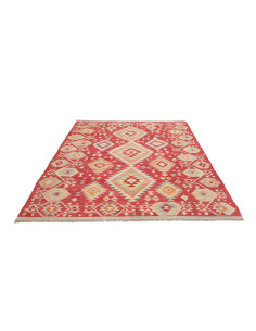 Rug Kilim Afghanistan 176x246 Deep Red Cream Pa 2