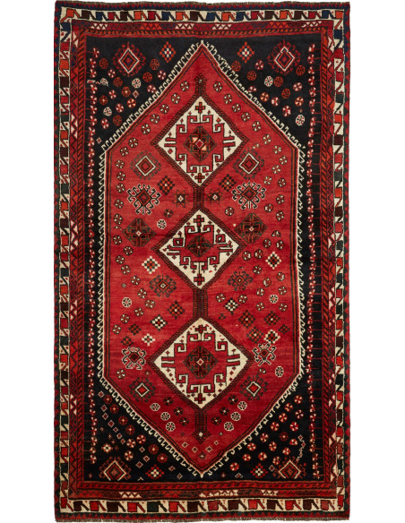 Rug Shiraz Persia blue maroon 160x279