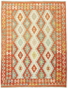 Kilim 152x198 Cm Kilim Afghanistan Hand-carded Wool Cotton