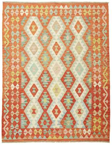 Kilim 152x198 Cm Kilim Afghanistan Hand-carded Wool Cotton