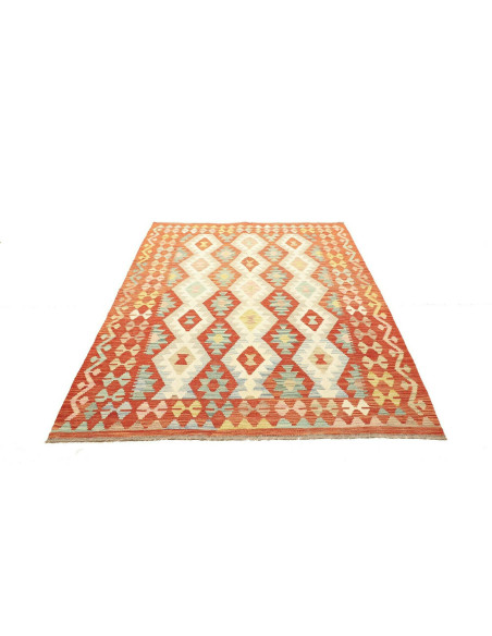 Kilim 152x198 Cm Kilim Afghanistan Hand-carded Wool Cotton