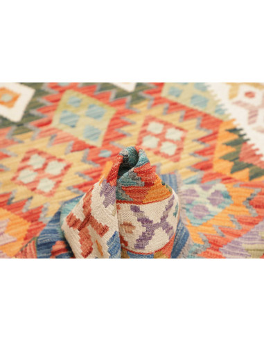 Kilim 123x182 Cm Kilim Afghanistan, Hand-carded Wool warp: