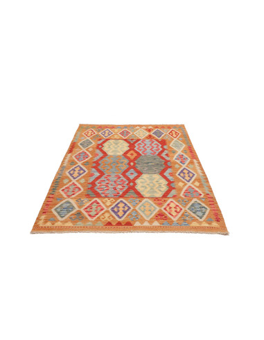 Kilim 133x178 Cm Kilim, Afghanistan, Hand-carded Wool
