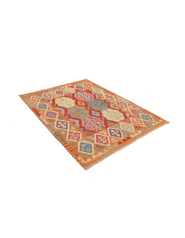 Kilim 133x178 Cm Kilim, Afghanistan, Hand-carded Wool