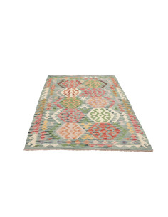Kilim 128x181 Cm Kilim, Afghanistan, Hand-carded Wool 2