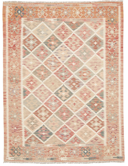 Rug Kilim Afghanistan 154x202 Terracotta Beige