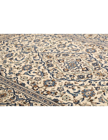 Kashan 195x305 Cm Kashan, Persia, Hand-carded Wool warp: