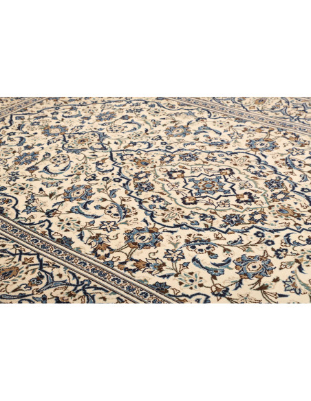 Kashan 195x305 Cm Kashan, Persia, Hand-carded Wool warp:
