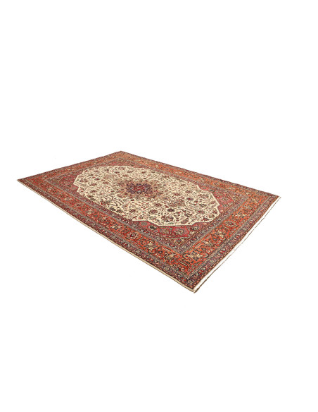 Tabriz 203x302 Cm Tabriz, Persia, Hand-carded Wool warp: