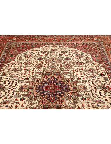 Tabriz 203x302 Cm Tabriz, Persia, Hand-carded Wool warp: