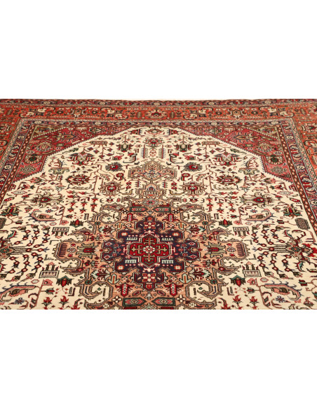 Tabriz 203x302 Cm Tabriz, Persia, Hand-carded Wool warp: