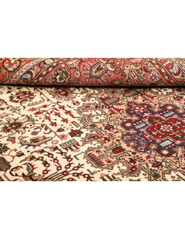 Tabriz 203x302 Cm Tabriz, Persia, Hand-carded Wool warp: