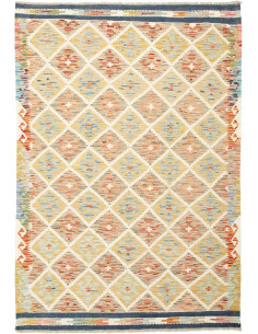 Kilim 130x184 Cm Kilim Afghanistan Lana Cardata A Mano