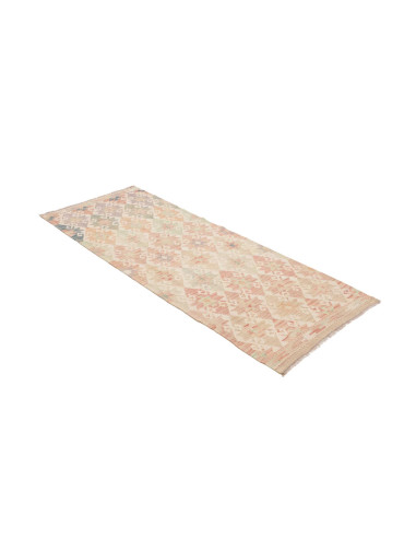 Rug Kilim Afghanistan 80x199 Pastel Cream Beige