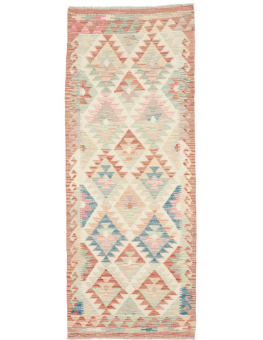 Rug Kilim Afghanistan 78x198 Cream Terracotta M
