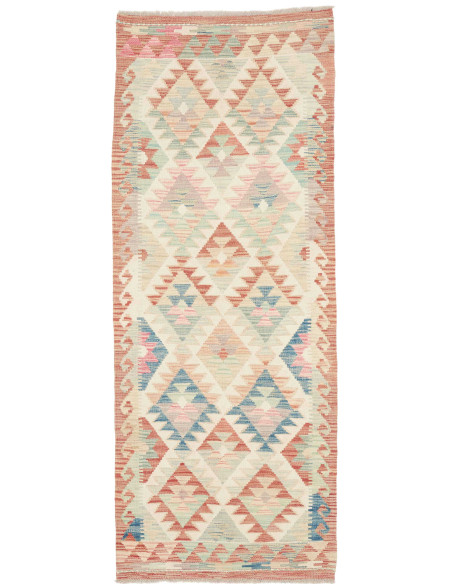 Rug Kilim Afghanistan 78x198 Cream Terracotta M